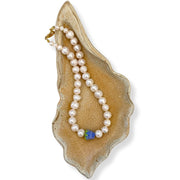 pearl choker with berry pendant