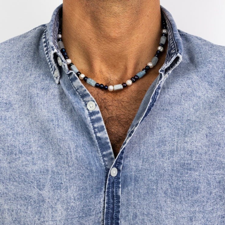 Lui necklace on male model