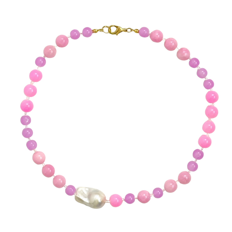 handmade pearl necklace