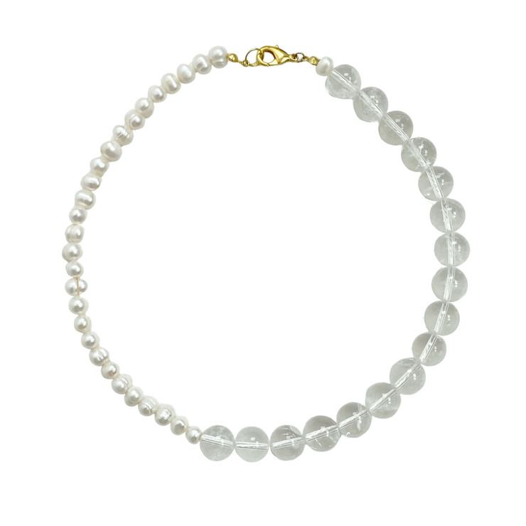 mountain crystal necklace