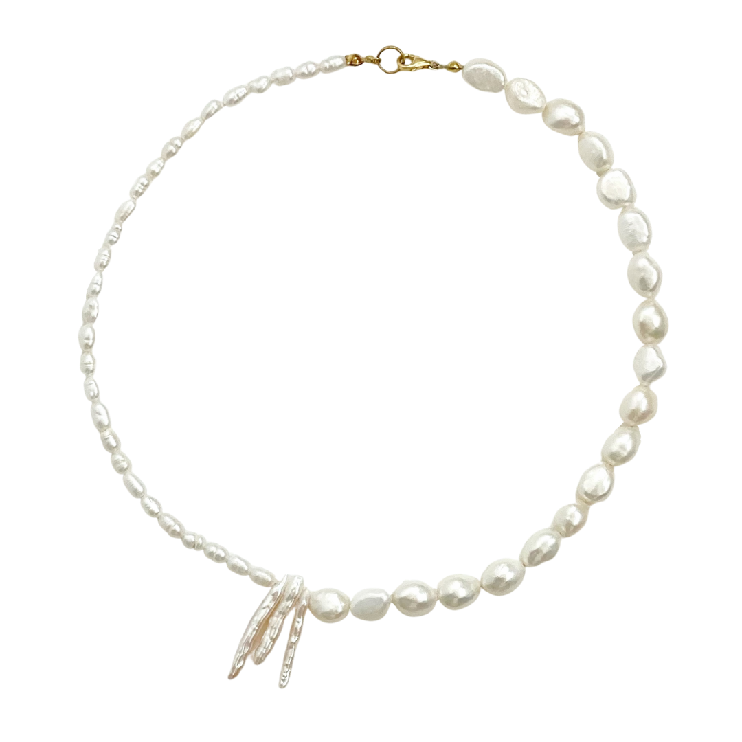 pearl necklace for bride
