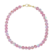 pink zirkonia necklace