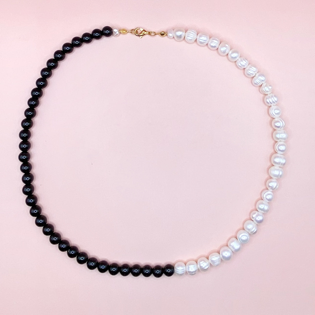 unisex pearl necklace design